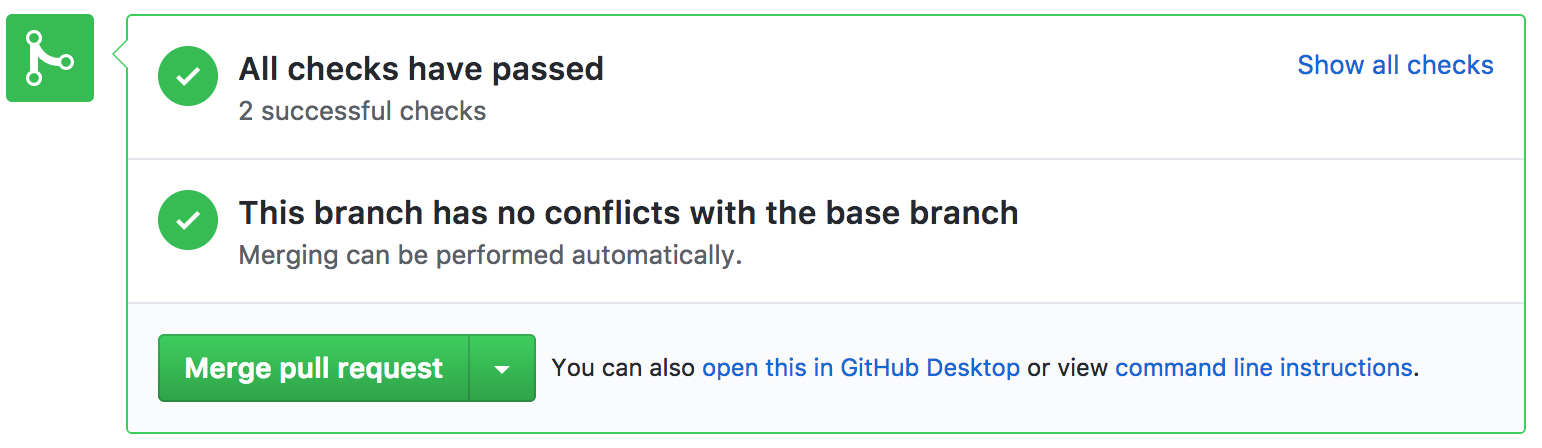 Success commit statuses - will auto-deploy