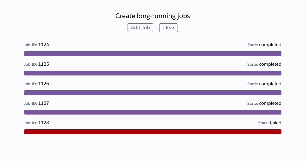 Cleared jobs