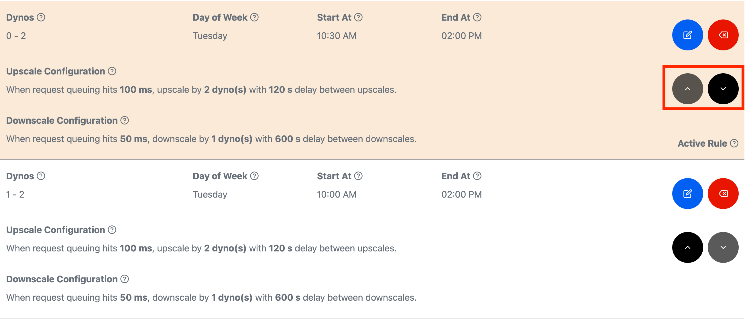 Reordering Rules