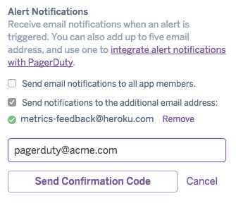 notifications preferences form